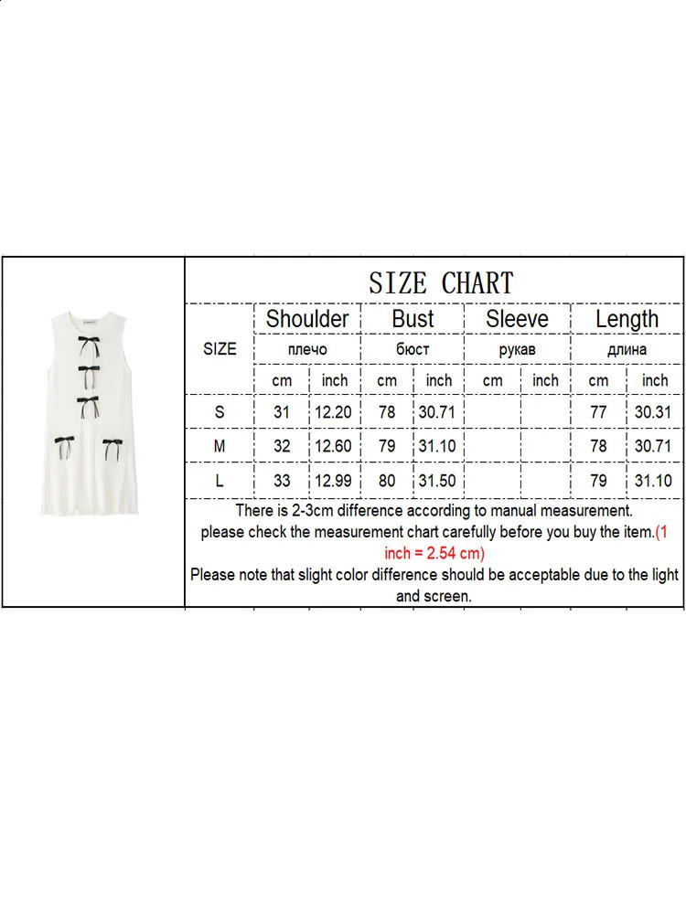 TRAF Summer Womens Knitted Sleeveless Mini Dresses Fashion Female Solid O-neck Bow Dress Sweet Girls Lovely Pockets Dress 240819