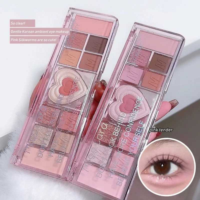 12 Color Love Highlighting eye shadow B Palette Professional Multi purpose Cosmetics eye shadow Mineral Pigment Makeup PanelW241212