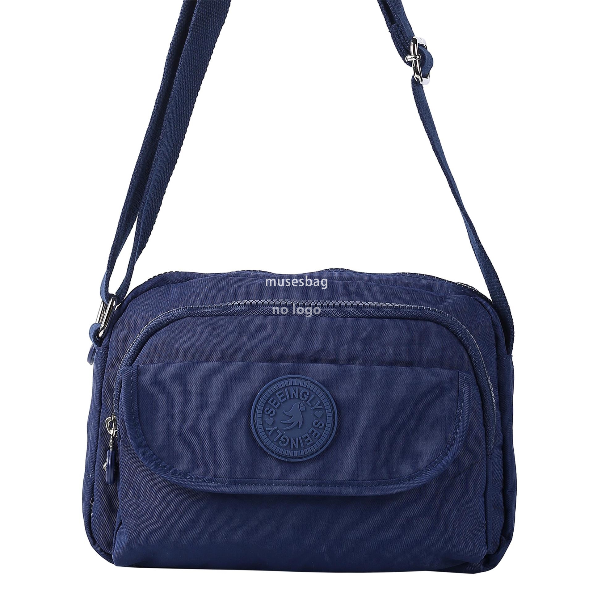 New single shoulder crossbody bag simple wind light foreign trade clamshell large capacity waterproof nylon crossbody bag wholesale