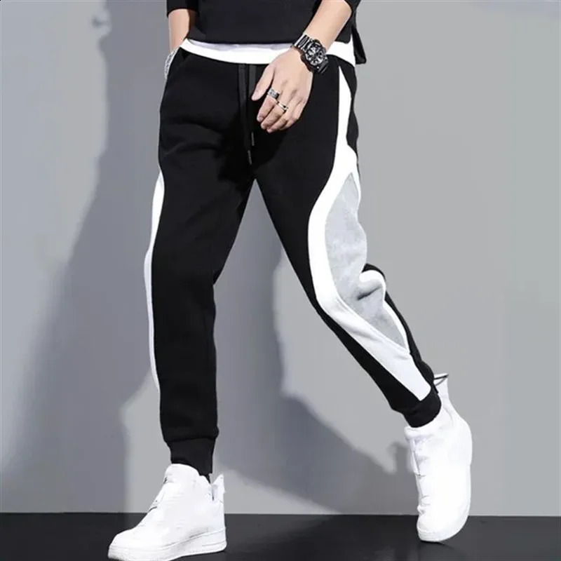 Mens/Womens Casual Sweatpants Contrasting Colors Versatile Jogging Pants Mens Clothing Pants for Women Jogger Hombre Gym 240822