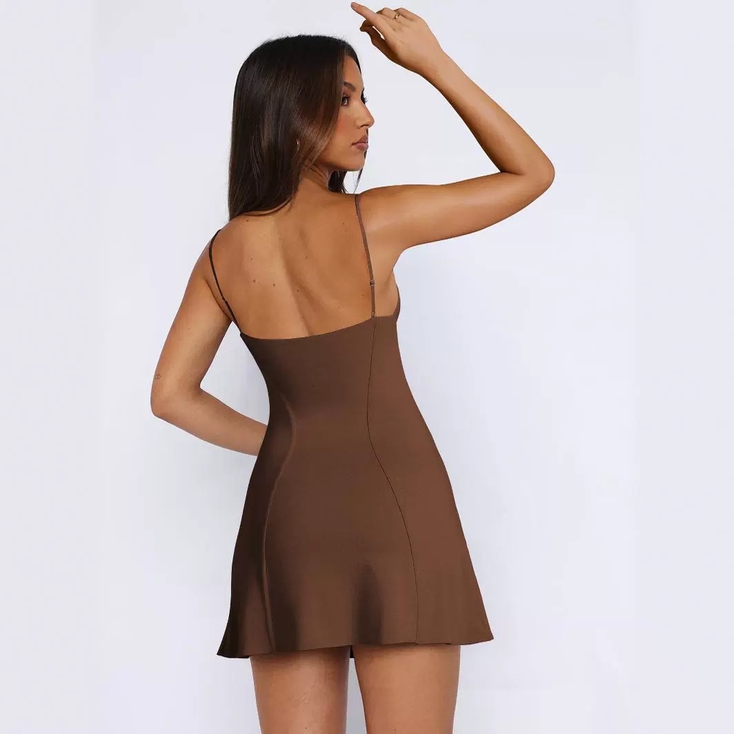 New Slim Fit Y2k Skirt with High-end Feel High-end Womens Clothing Spicy Girl Suspender Skirt Knitted Dress