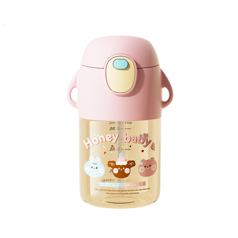 Portable Children's PPSU Hydration Bottle with Leakproof Straw Design - Safe Choice for Baby Girls and Pregnant Women