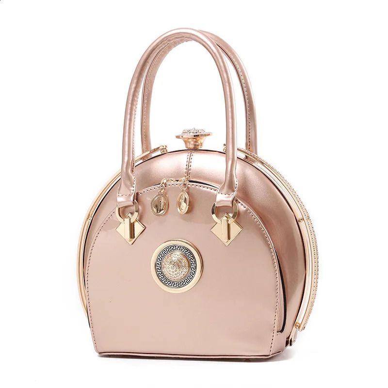 Diamond Wedding Bag Handbags Women Bags er Ladies Princess Classic Shell Clutch Party Purse Patent Pu Leather 240816