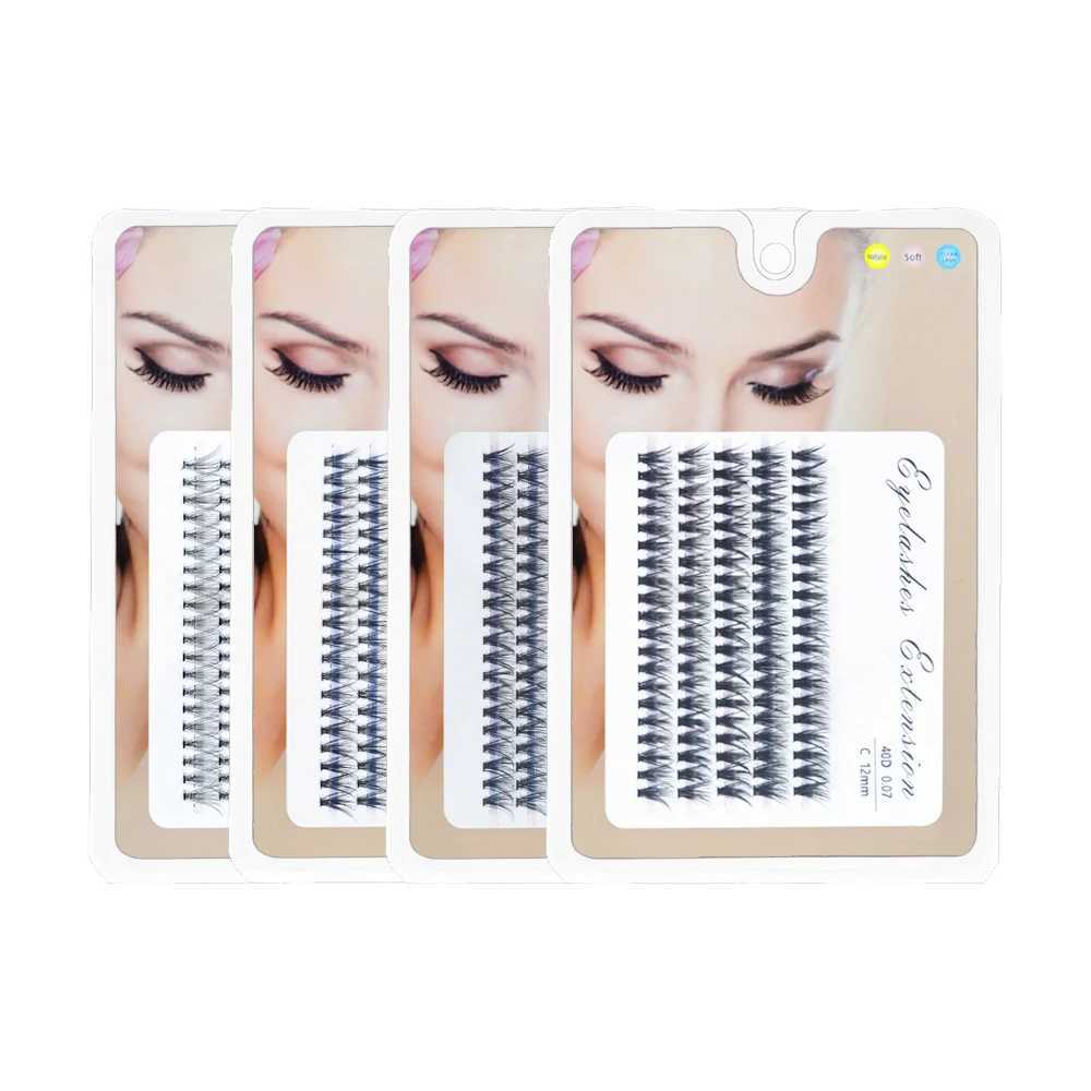 100Pcs 20 30 40D Personal Eyelash C/D/DD Cluster Eyelash Splicing False Eyelash Extension Personal Eyelash Bundle W240803