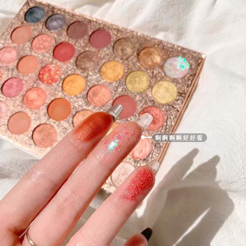35 Colors Eyeshadow Palette Make-up for Women Korean Cheap Waterproof Professional Rare Beauty Daily Party Christmas GiftCL240812