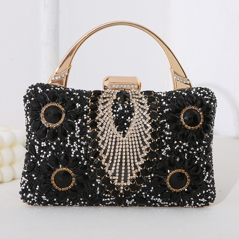 New Metal Dinner Women's Handmade Diamond Banquet Handheld Bag Celebrity Dress Handbag