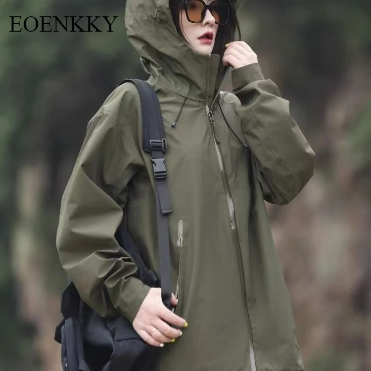 highquality EOENKKY ski jacket embroidered test version LT mens waterproof outdoor mountain 240819