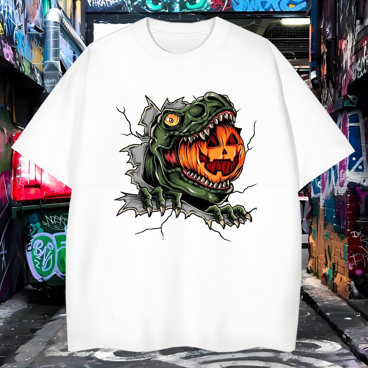 Classic T Shirts Men pumpkin Short Sleeve Soft Casual Daily Wear DIY Logo Oversized 230g Pure Cotton Tshirts Wholesale Tee Shirt