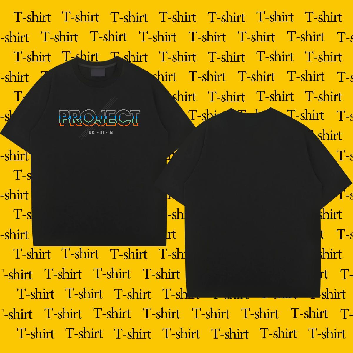 Loose Couples T Shirts Hip Hop Street 230g 100% Cotton Customized Print Pure Cotton letter Mens T Shirts Fashion Casual Tops