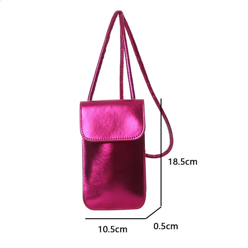 Causal Women Bags Pu Wallets Solid Color Cell Phone Purse Lady Crossbody Shoulder Bag Handbag Female Money Messenger 240820ZYl