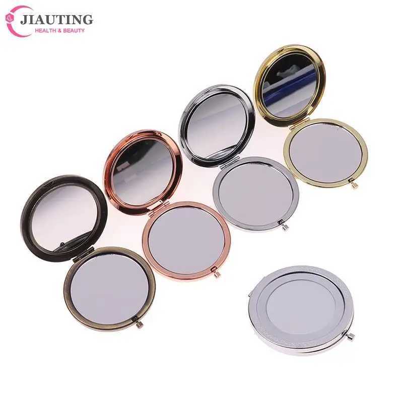 Foldable Cosmetic Hand Mirror Makeup Mirror Magnify Foldable Double Pocket Small Makeup Mirror For Travel Beauty Cosmetic Tool Y240819