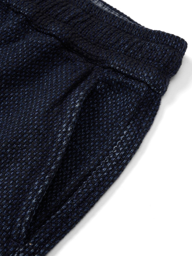 High Standard Series Summer Collection 13 oz Indigo Sashiko Fabric Denim Shorts Loose 100 Cotton Retro w240819