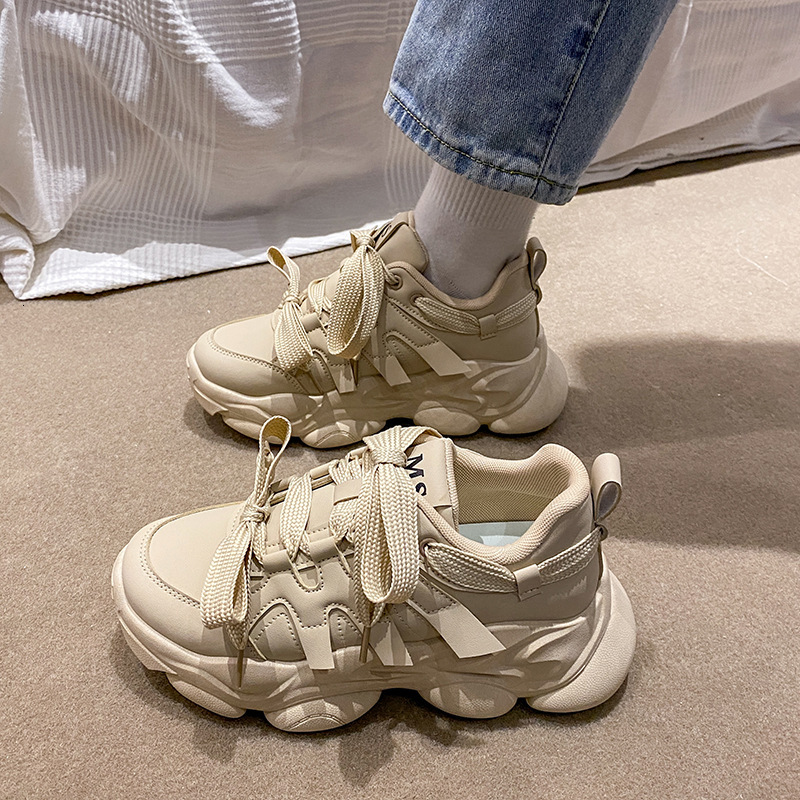 Ddmysports Instagram Korean Version Of Dad S Shoes For Women In Spring New Student Running And Sports Casual Height Increase Street Photo FB OUTDOOR