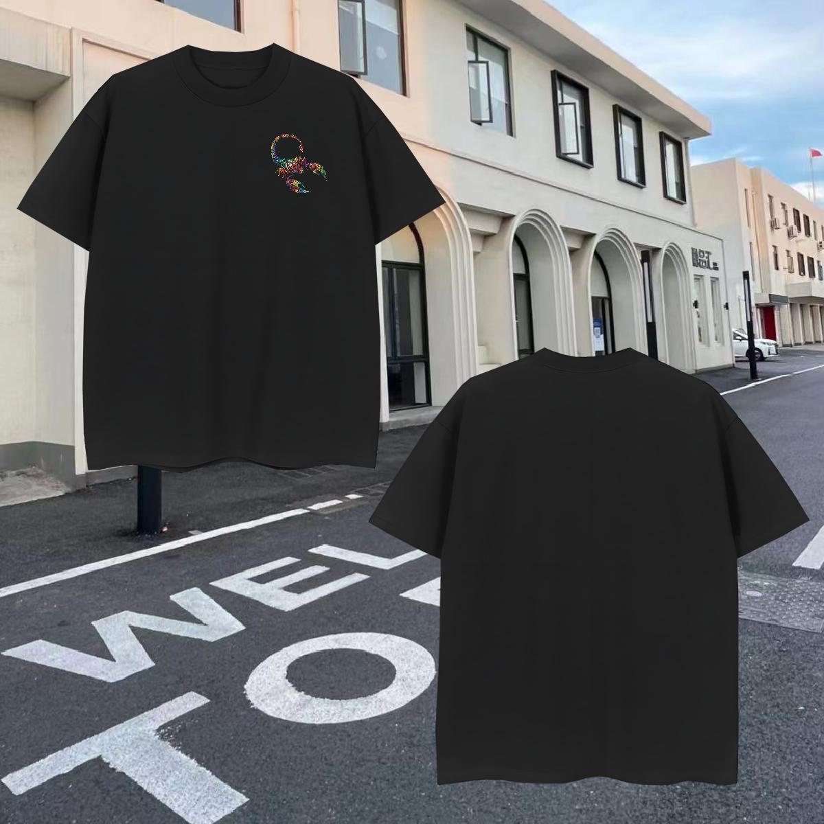 2024 Designer Tshirts scorpion Street Wear 230g Cotton Tee Shirt Short Sleeve O-Neck Brand Men T Shirts Custom Print Plus Size