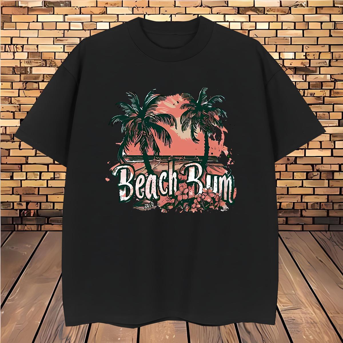 T-Shirts for Men 230g Cotton beach Street Breathable Short Sleeve Black Oversized Tshirt for Man Woman Wholesale Loose Fit Clothings