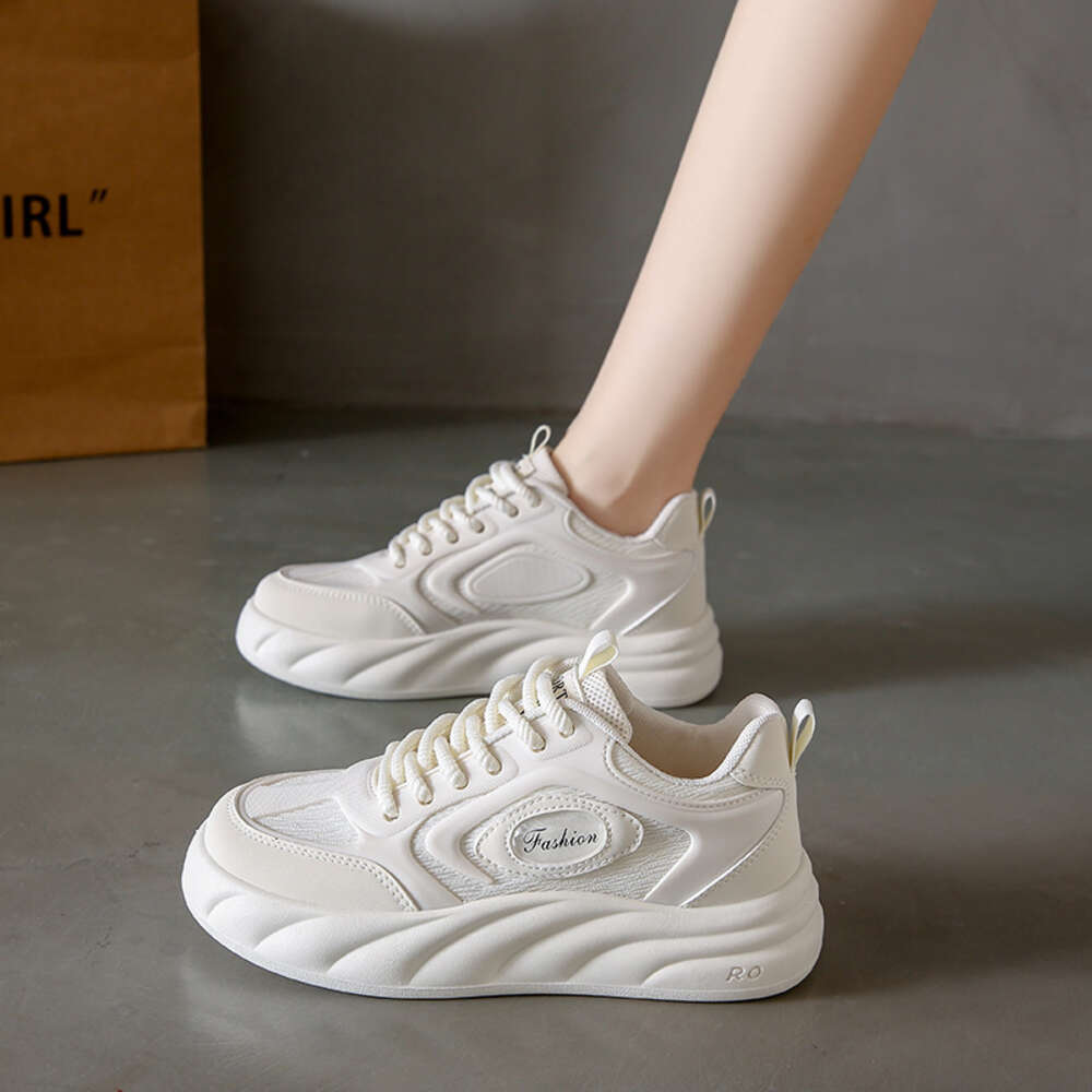 Ddmysports Summer New Instagram Korean Edition Ollow Small White Female Students Thick Sole Versatile Casual Sports Shoes ZL OUTDOOR