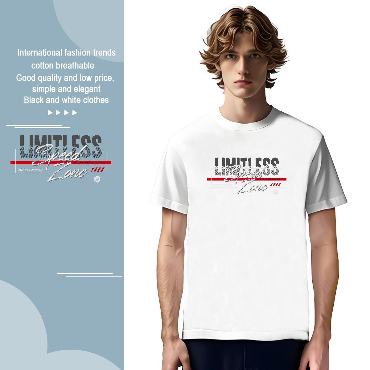 Popular letter T Shirts Men Casual Tshirt for Man Woman 100% Cotton 230g Free Shipping Breathable Crew Neck Floral Print Tops Shirt