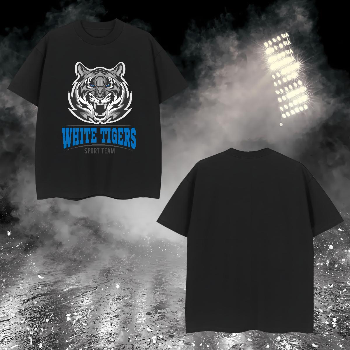 Soft Man T Shirts tiger Breathable Crew Neck Beach DIY Printed 230g Cotton Tshirt for Man Woman Factory Direct Tees Shirts