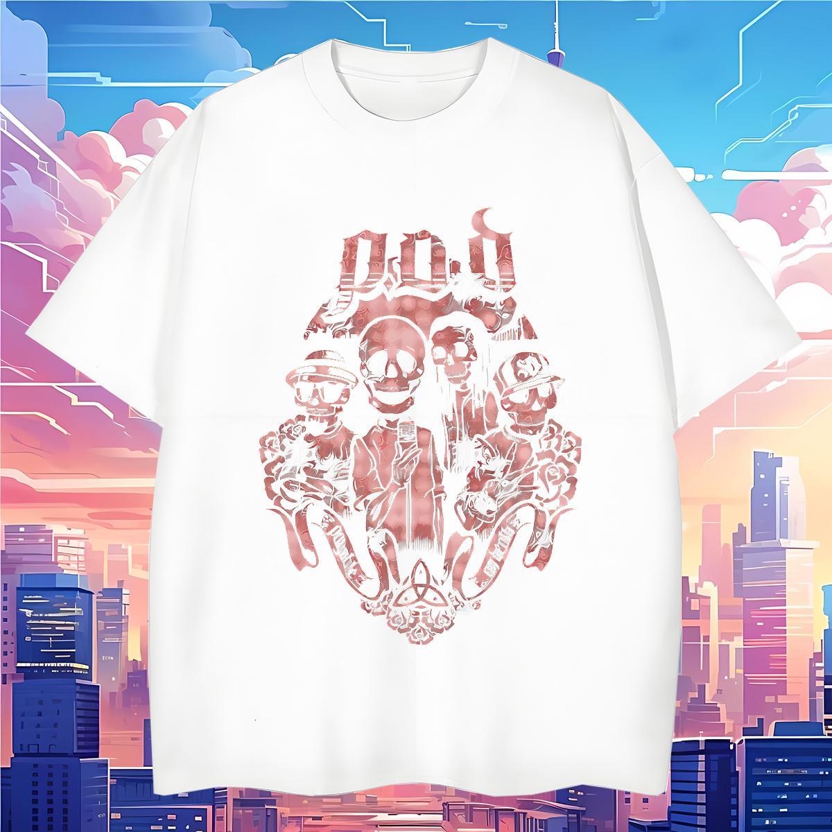 Man T Shirts 230g Pure Cotton scary Sport Round Neck Short Sleeve DIY Printed Men Tshirts Stylist Free Shipping Wear