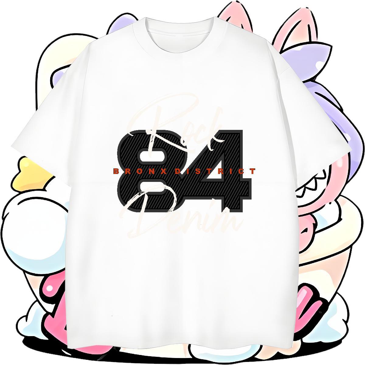 Popular number 230g Pure Cotton Tshirt for Man Woman Daily Outfit O Neck Short Sleeves T Shirt For Man Factory Direct Anime Tees