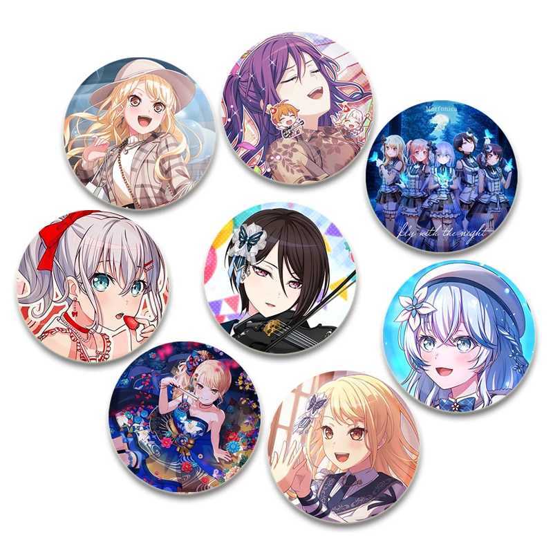 Bang Dream Animation! Morfonica cute cartoon badge girl band handmade Brooches brooch backpack clothing gift accessories W240815