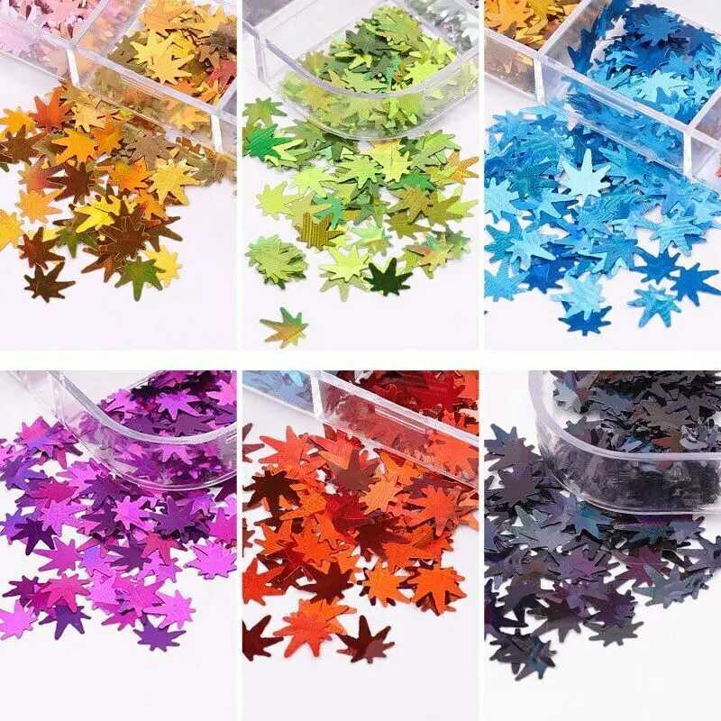 Aluminum Foil Nail Glitter Sequins Flakes Irregular Foil Paper Gel Polish Reflective Chrome Powder Nail Art Decor LA950-1XJ240815