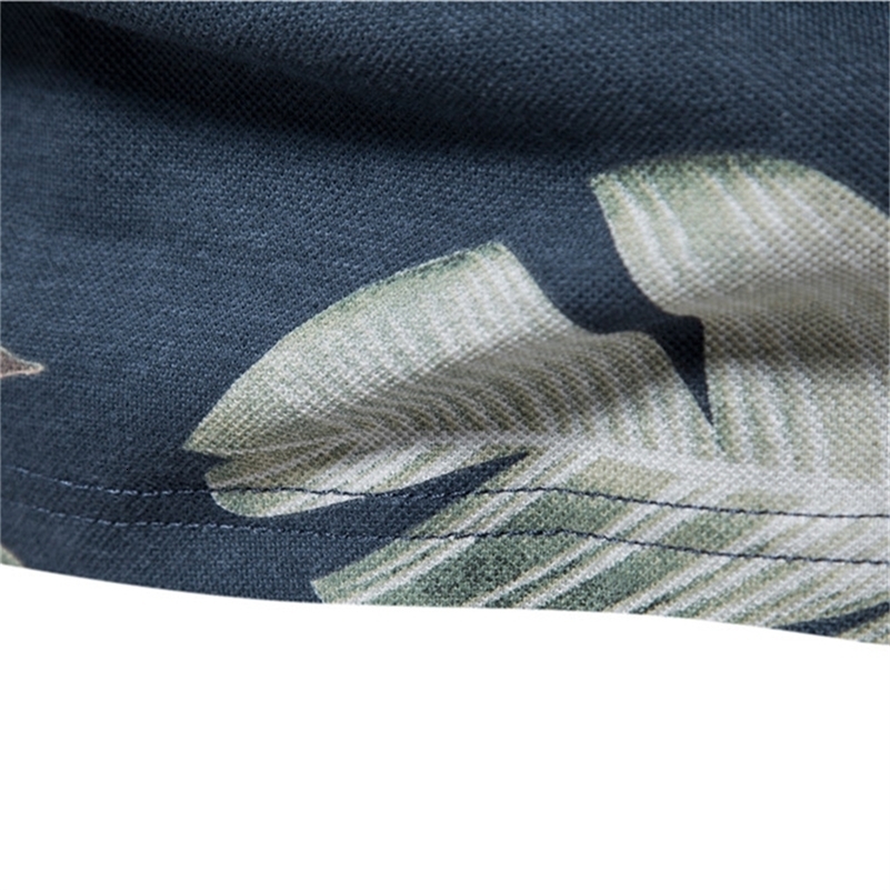 AIOPESON 100% Cotton Hawaii Style Polo Shirts for Men Short Sleeve Quality Casual Social Mens Polo T Shirts Summer Men Clothing i240819