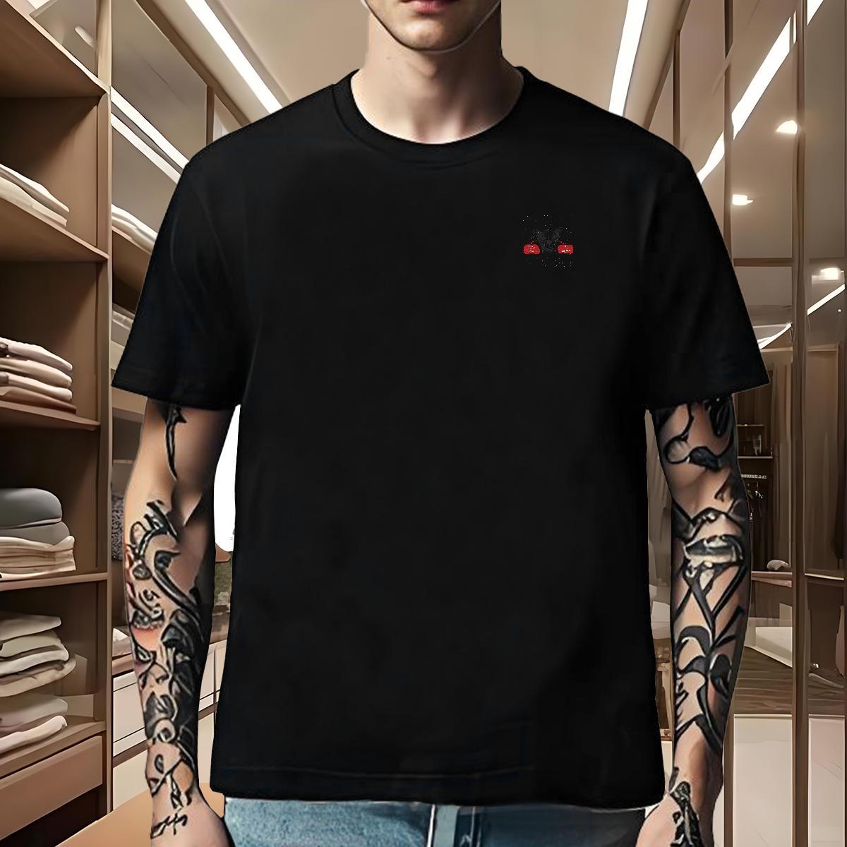 Casual New Couples T Shirts dog Street wear Hip Hop 230g 100% Cotton Wear Pure Cotton Unisex T Shirts Men Custom Cartoon