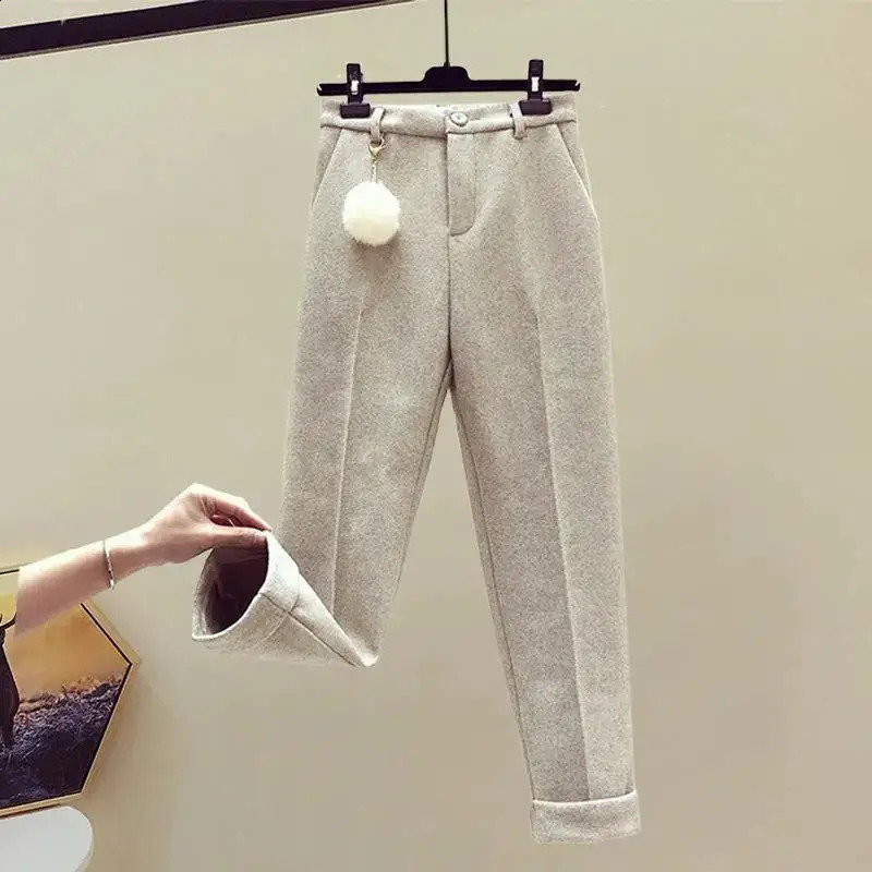 Spring and Autumn Set Womens Korean Version Loose Fit Slimming and Stylish Top Age Reducing Casual Pants Two-piece Set 240820