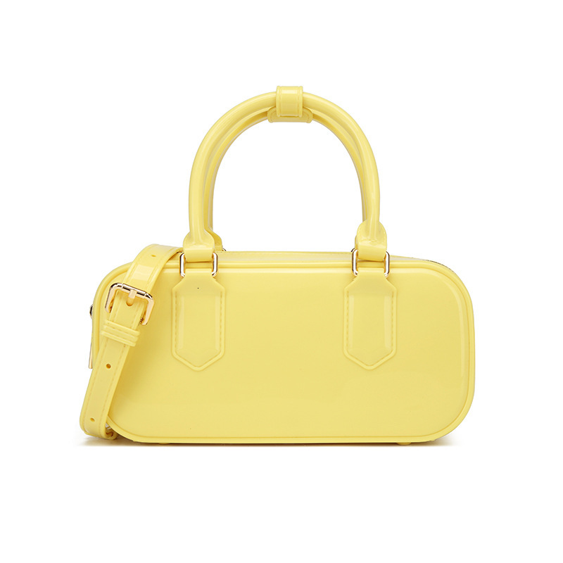 PVC Jelly Fashionable Versatile Soft Handle Handbag, Stainproof And Easy To Wash, Summer Women's Diagonal Cross Bag