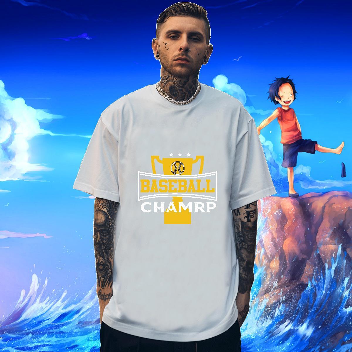 High Quality Men Tees Casual Beach 230g 100% Cotton Cartoon Print Breathable Crew Neck letter Men T Shirts Classic Tops