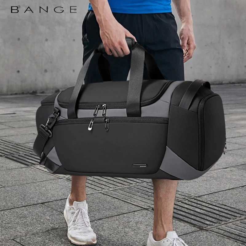 BANGE Sports Bags Men Gym Bags For Fitness Training Outdoor WaterProof Sport Bag Dry Wet Separation Bags Sac De Travel Bag CL240820