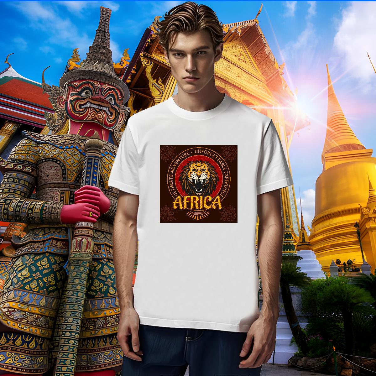 Classic Mens T Shirts lion O Neck Short Sleeves Home Outdoor White Plus Size 230g Pure Cotton Men Clothes T-Shirt Fashion Design Tops