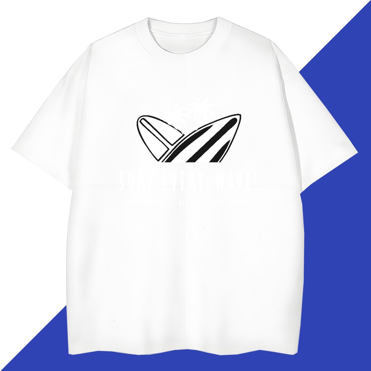 Cool Design Men Tops Tees Sport 230g Pure Cotton DIY Printed Breathable Short Sleeve sea Mens T Shirts Designer Fashion Tshirts