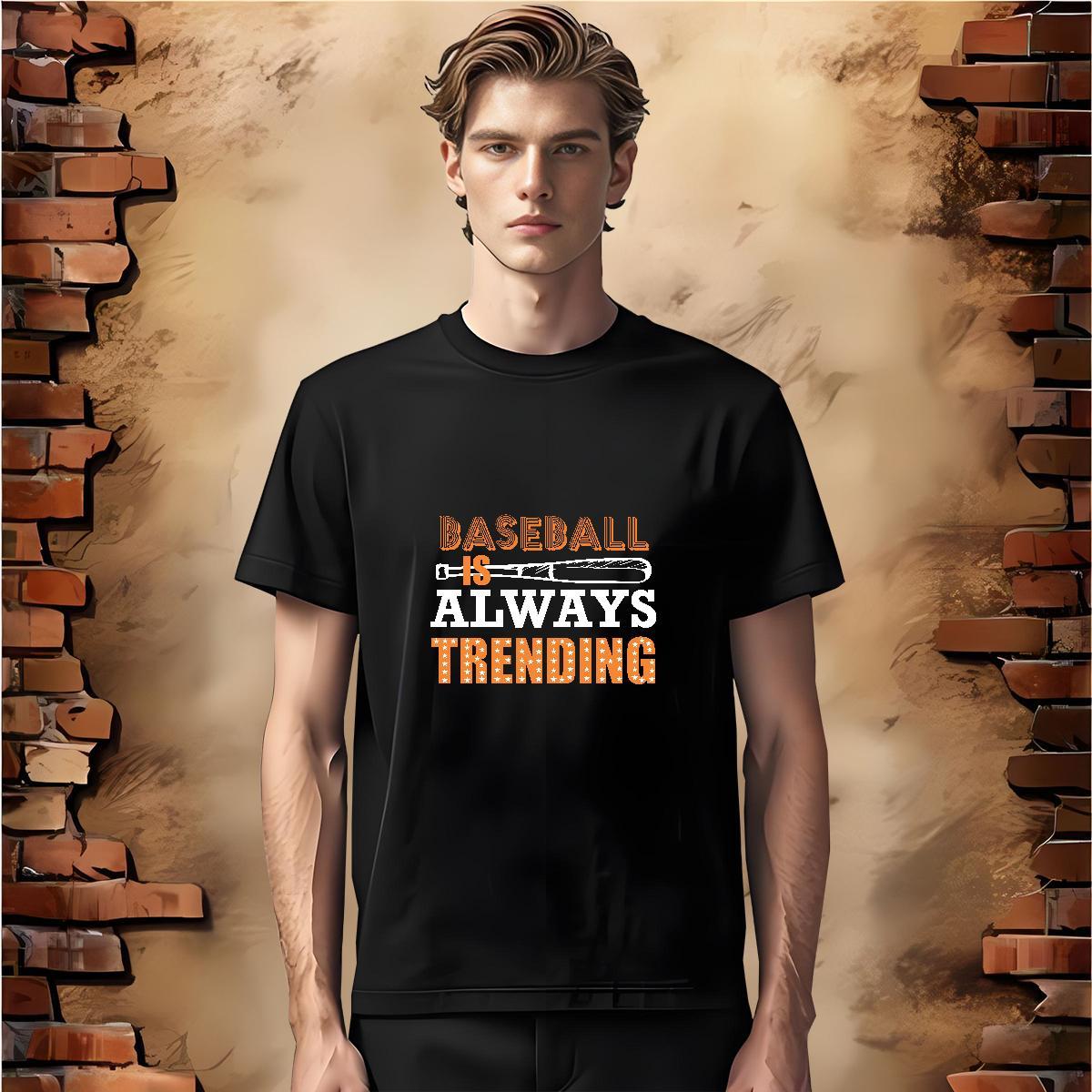 TOP Quality baseball 230g 100% Cotton Mens Tshirts Daily Wear O Neck Short Sleeves Man T Shirts DIY Customized Skull Tops Tees