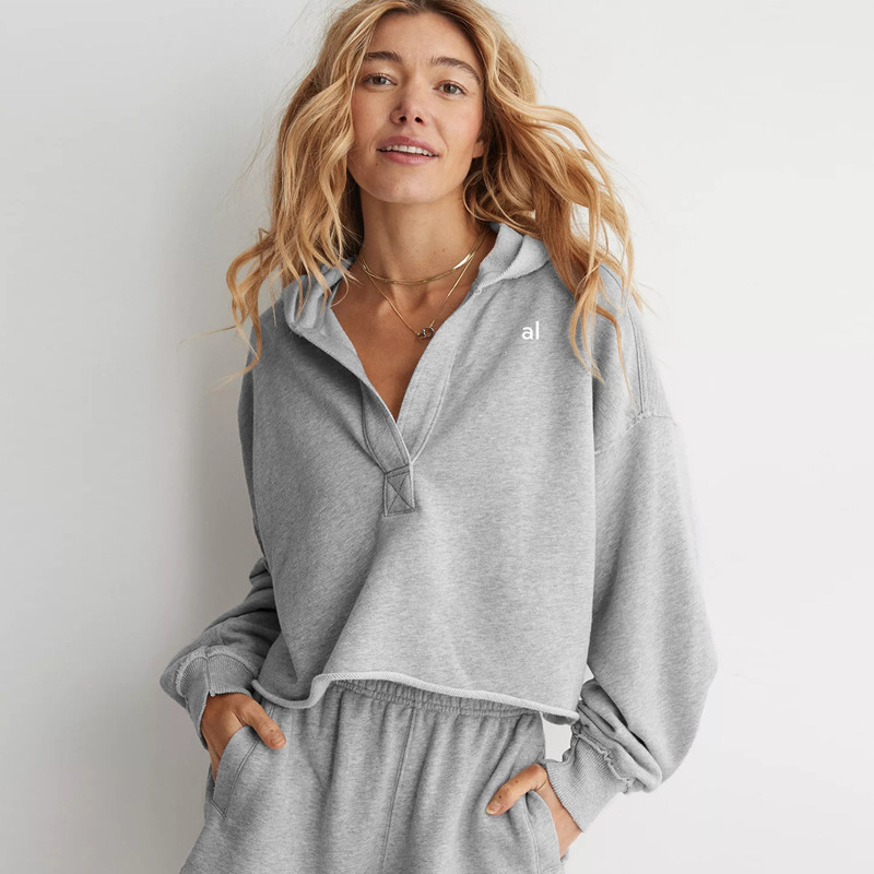 Women's Autumn Fleece Yoga Hoodie Sweatshirt, Sports Gym Workout Jacket Coat