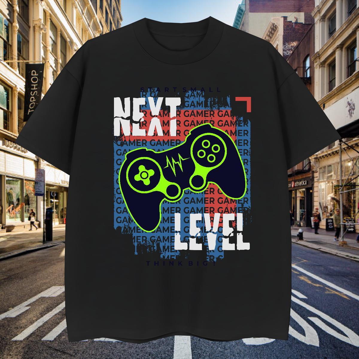 T-Shirts for Men 100% Cotton 230g game Street wear Hip Hop Short Sleeve Soft Oversized 4XL Mens Tshirts Stylist TOP Quality Tops Shirt