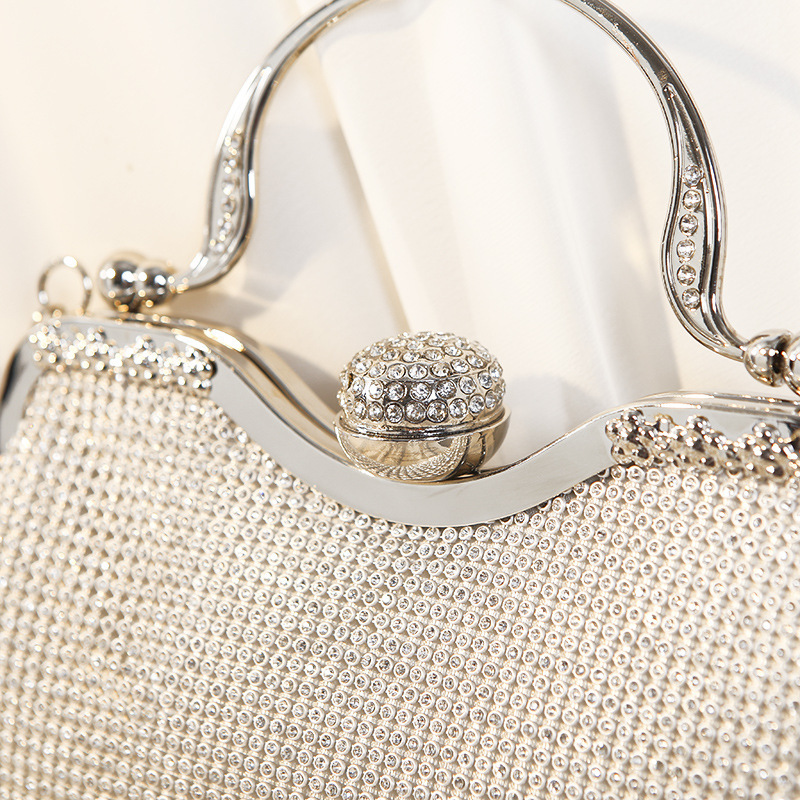 Dinner bag, ladies' diamond inlaid banquet dress, versatile rhinestone handbag, crossbody bag