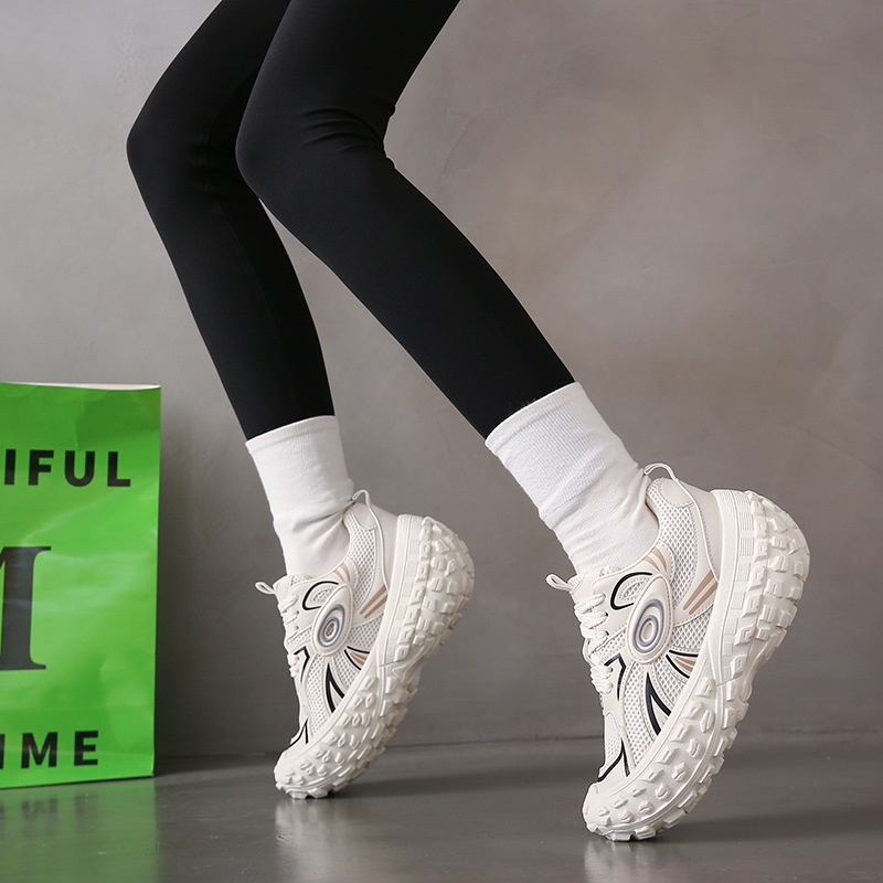 Ddmysports Instagram Korean Version New Dad Couple Spring Student Sports Running Casual Thick Soled High Rise Shoes L OUTDOOR
