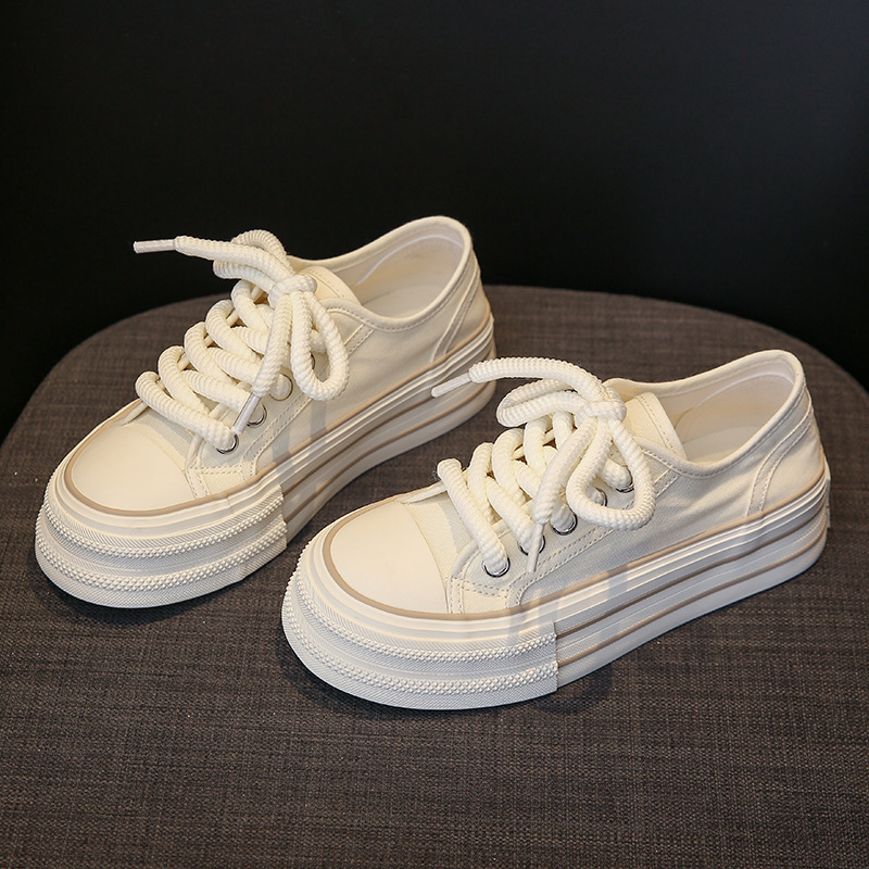 Ddmysports Ins Korean Canvas Autumn New Versatile Student Breathable Running Board Casual Shoes For Women TP OUTDOOR
