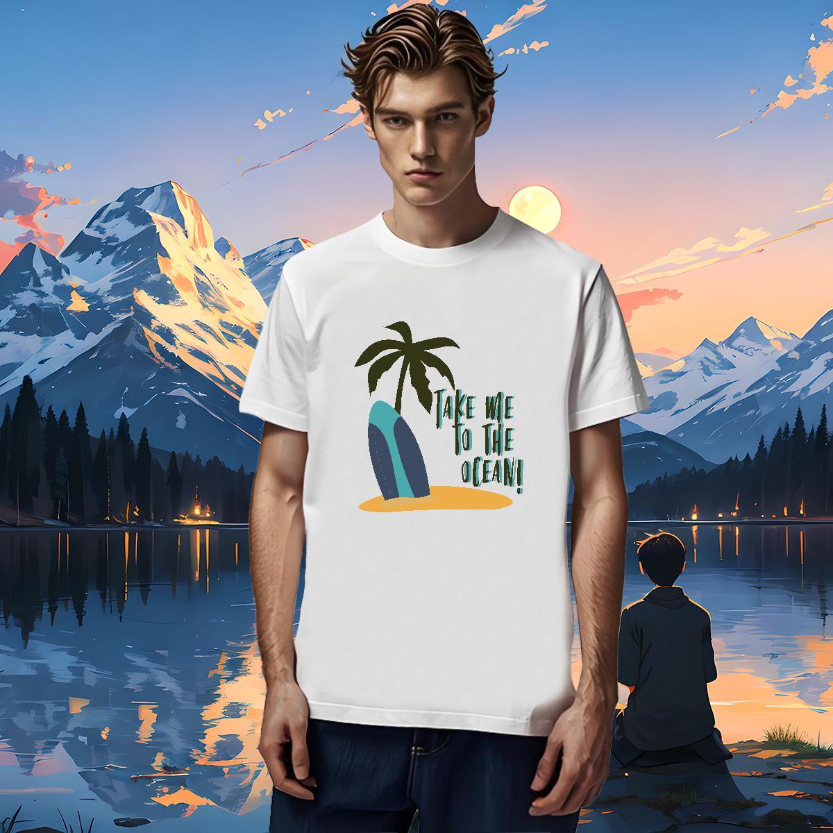 Popular tree 230g Cotton Men Clothes T-Shirt Sport Breathable Crew Neck Men T Shirts Stylist Custom Printing Tshirts