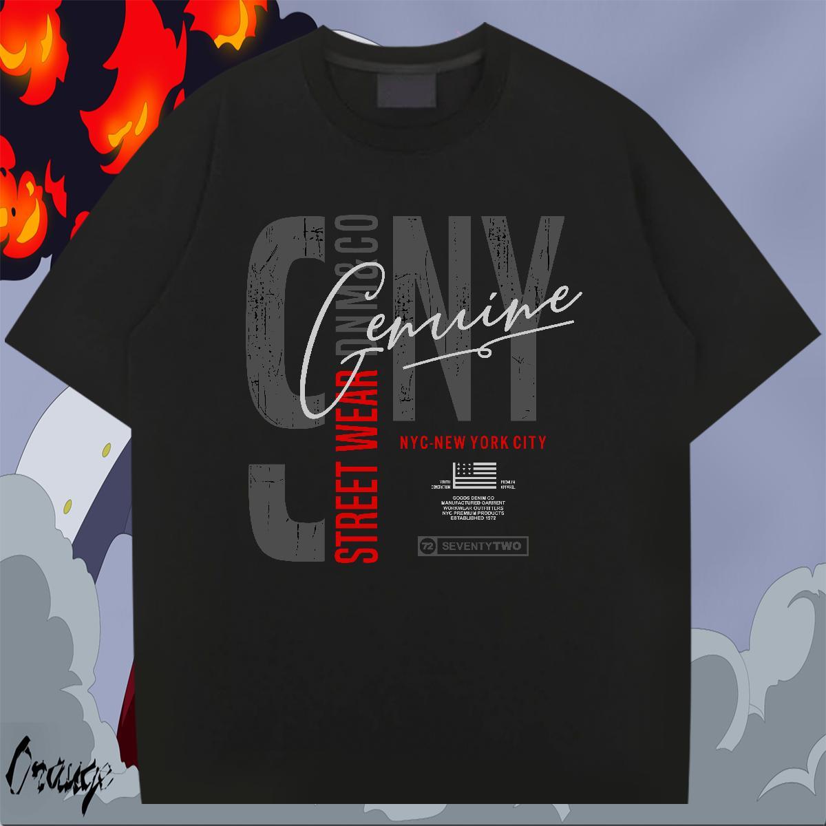 Cool Tshirt for Man Woman Spring Summer 230g Cotton Custom Print Oversized O-Neck Short Sleeve letter Men T Shirts 2024 DIY Tee Shirt