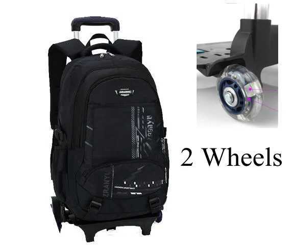 ZIRANYU kids School Rolling backpack Trolley bag for teenagers Student school bag on wheels boy Wheeled backpack bag for school Y240820