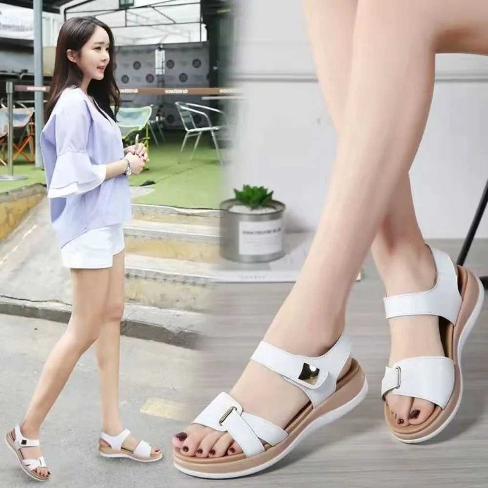 2024 Summer New Women Sandals chunky heels Wedge Hemp Rope Wedge Peep Toe Beach Womens Sandals Rubber Sole Womens Strap Shoes CL240806