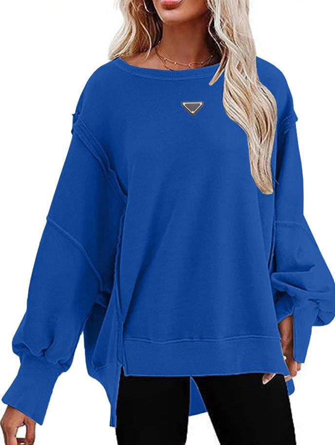 Hoodies Perfect Oversized 2025 Black Blue Womens Designers Hoodys Sweater Sports Round Neck Long Sleeve Casual Loose Sweatshirts