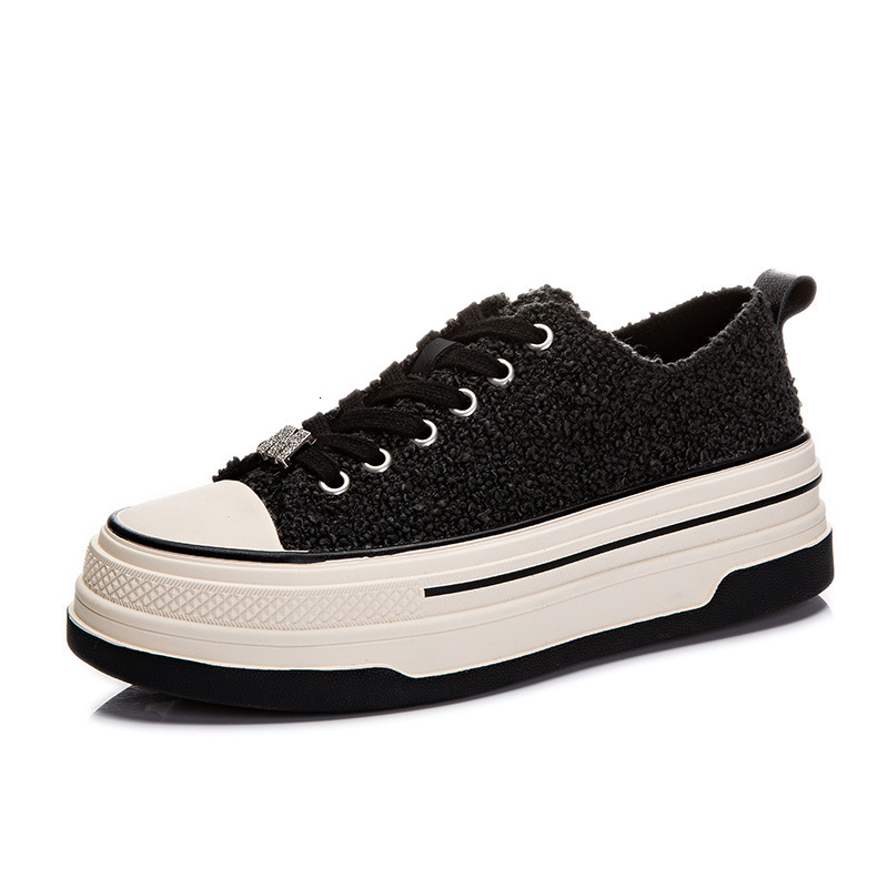 Ddmysports Warm Little White Winter New Thick Plush Board Flat Sole Women S Casual Versatile Shoes Children OUTDOOR