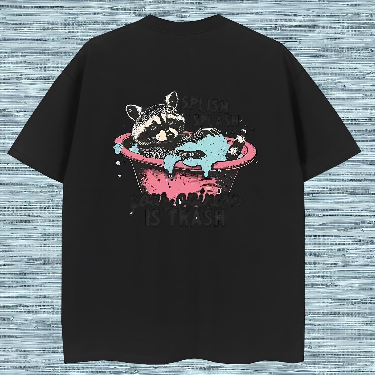 T-Shirts 230g Cotton animals Street Breathable Short Sleeve DIY Printed Tshirt for Man Woman Factory Direct Soft Clothes