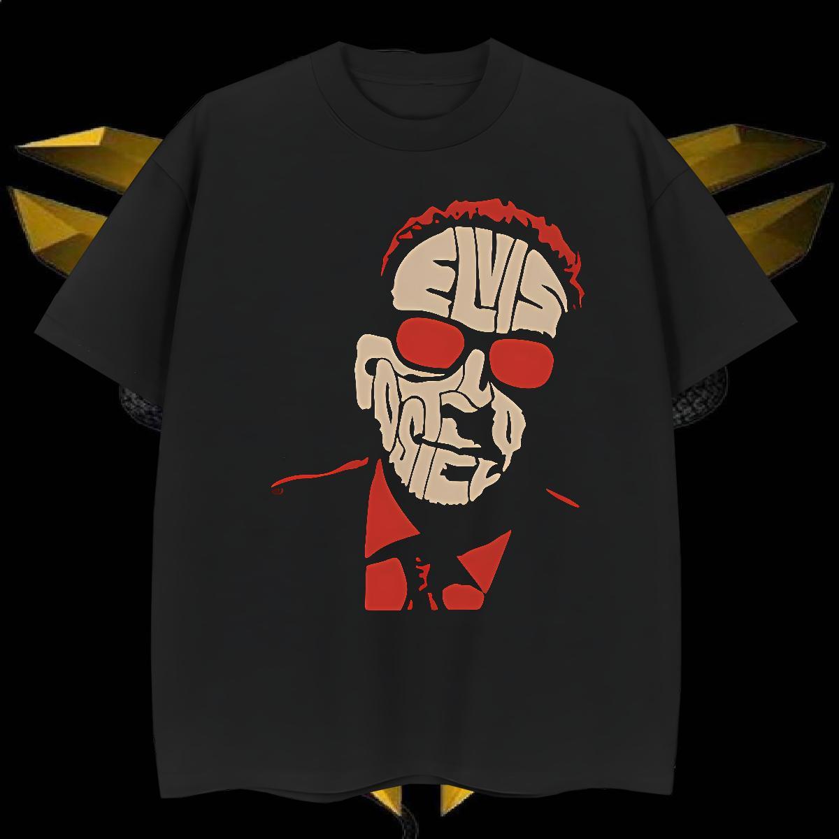 Man T Shirts 230g 100% Cotton scary High Street Hip Hop Pure Cotton Skull Tshirt for Man Woman Fashion Designer Free Shipping Tops Tees