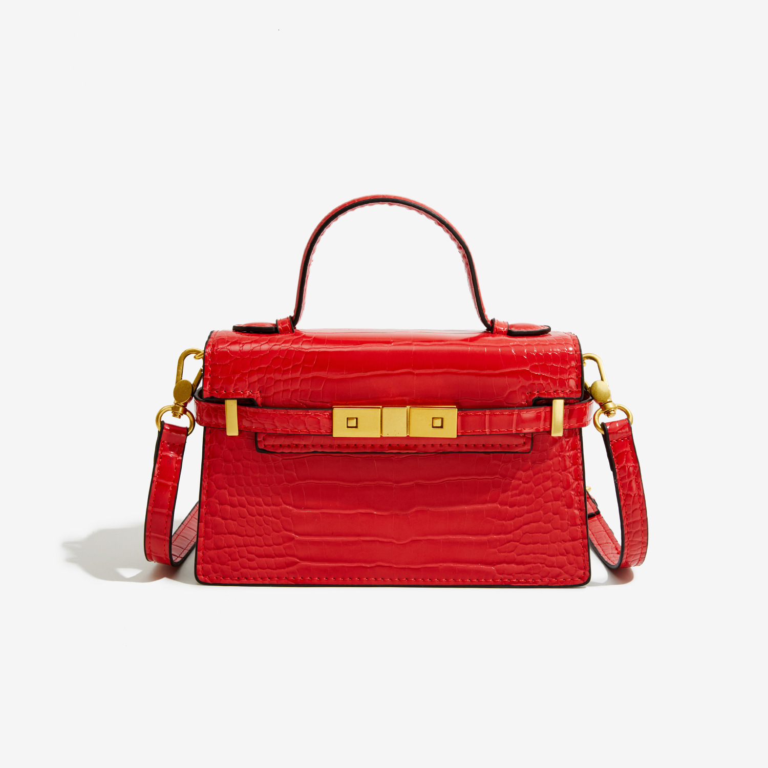 PU New Crossbody Women's Single Shoulder Small Square Bag 99373