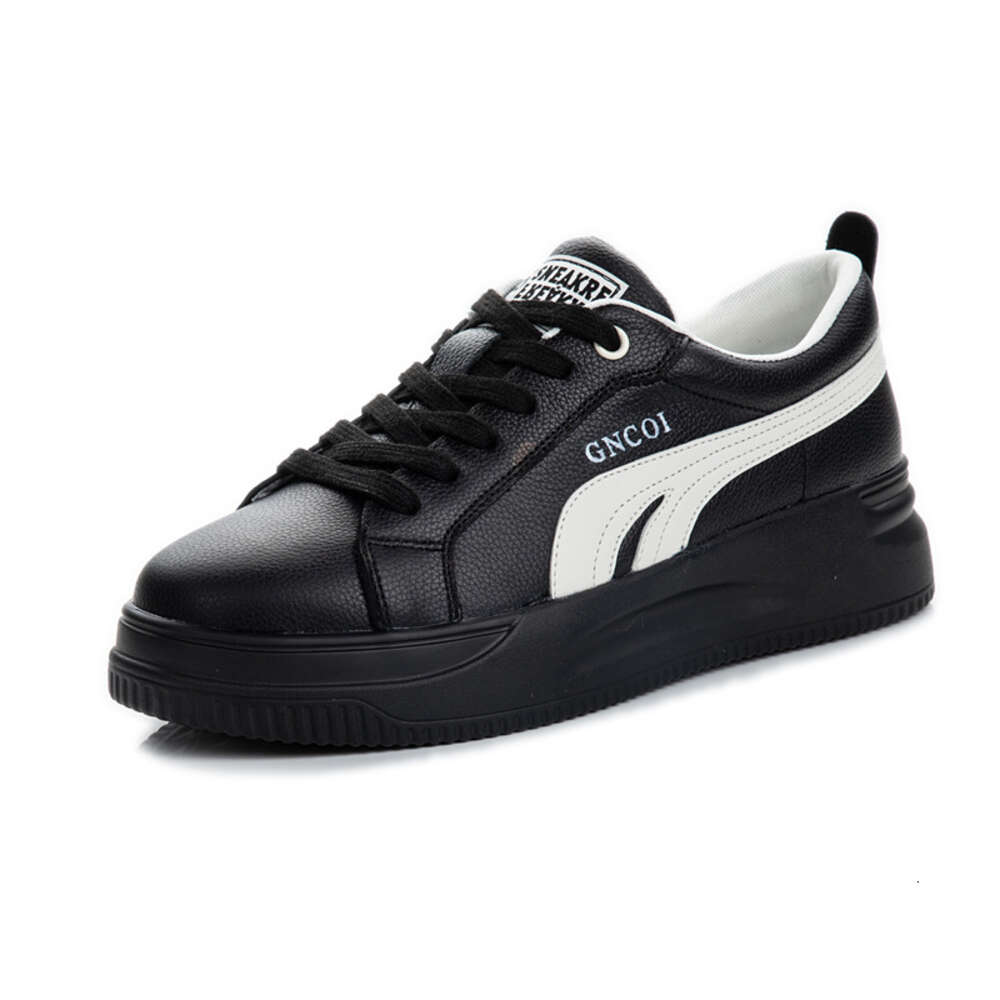 Ddmysports Top Layer Cowhide Single New Autumn Winter Thick Soled Casual Small White For Women Sports Breathable And Fashionable S Shoes OUTDOOR